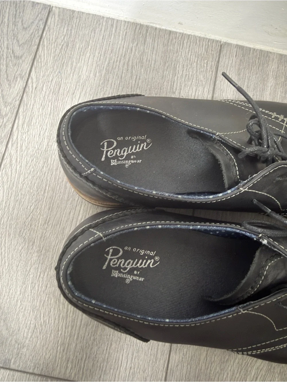 Original Penguin by Munsingwear dress Shoes Willie OP Dress Derby Oxford Black